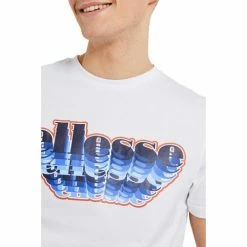 Ellesse T-shirts & Polos Couleur Blanc -Ellesse Soldes 23565931 500 C