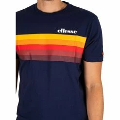 Ellesse T-shirt Paco T-shirts & Polos Couleur Bleu -Ellesse Soldes 23677668 500 D