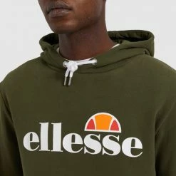 Ellesse SL Gottero OH Hoody Sweats & Polaires Couleur Vert -Ellesse Soldes 23995529 500 C