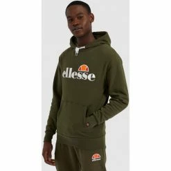 Ellesse SL Gottero OH Hoody Sweats & Polaires Couleur Vert -Ellesse Soldes 23995529 500 E
