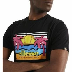 Ellesse Sechsaro Tee T-shirts & Polos Couleur Noir -Ellesse Soldes 24046051 500 D