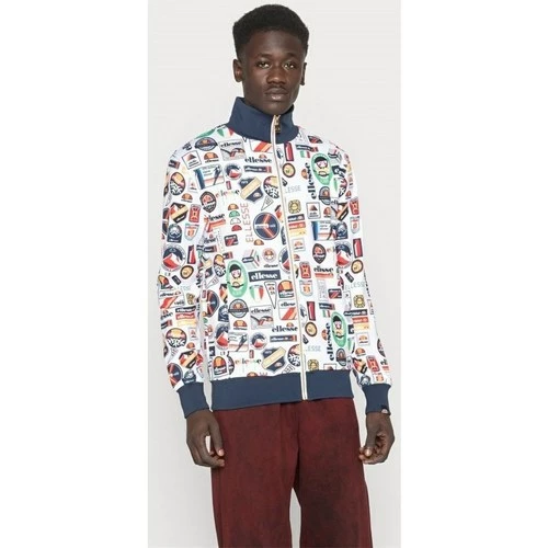 Ellesse Badged Track Top Sweats & Polaires Couleur Blanc, Bleu marine, Rouge 5 Ellesse Badged Track Top Sweats & Polaires Couleur Blanc, Bleu marine, Rouge – Image 3