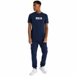 Ellesse Tee shirt homme bleu TERRAFORMA T-shirts & Polos Couleur Bleu -Ellesse Soldes 24074060 350 C