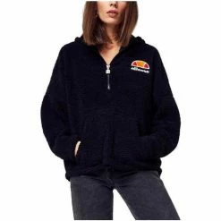 Ellesse Sweat à capuche zippé femme Seppy Sweats & Polaires Couleur black