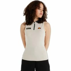 Ellesse Polo sans manches femme Poalo T-shirts & Polos Couleur beige