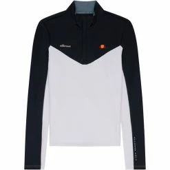 Ellesse Sweatshirt semi-zippé femme Dotti Sweats & Polaires Couleur white