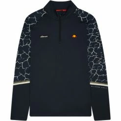 Ellesse T-shirt semi-zippé Samsi T-shirts & Polos Couleur black