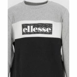 Ellesse Pavone jnr sweatshirt Sweats & Polaires Couleur Gris clair -Ellesse Soldes 24269138 500 D