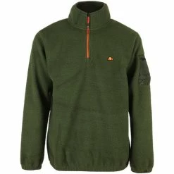 Ellesse Lcaruso 1/2 Zip Vestes Couleur vert
