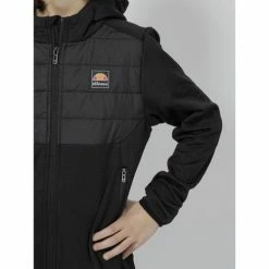 Ellesse Vuole jnr fz jacket Vestes Couleur Noir -Ellesse Soldes 24319654 500 D