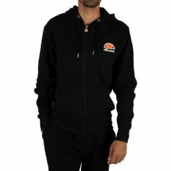 Ellesse Miletto Zip Logo Hoodie Sweats & Polaires Couleur Noir -Ellesse Soldes 5687646 500 B