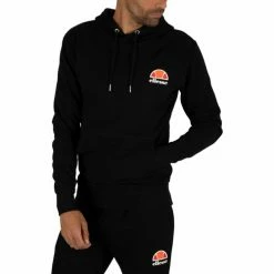 Ellesse Sweat à capuche gauche avec logo Sweats & Polaires Couleur Noir -Ellesse Soldes 5687665 500 B